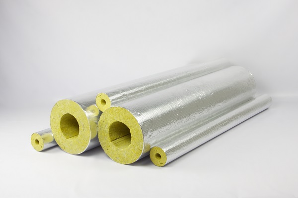 Цилиндр кашированный алюминиевой фольгой теплоизоляционный фото