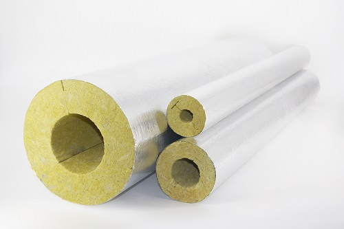 Цилиндры теплоизоляционные для утепления труб фольгированные