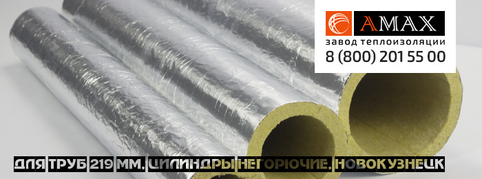 для труб 219 мм Цилиндры негорючие в Новокузнецке