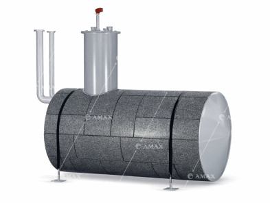 теплоизоляция резервуара РГСД из пеностекла