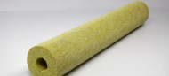 Фото базальтовый цилиндр негорючий без покрытия из минеральной ваты
