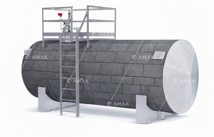 Надземный резервуар РГСН из пеностекла