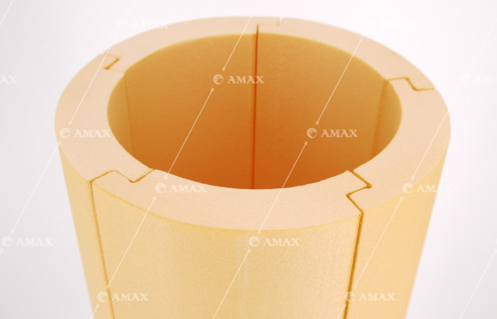 Скорлупа XPS АМАКС С45 1150.219.25 | Завод теплоизоляции труб АМАКС