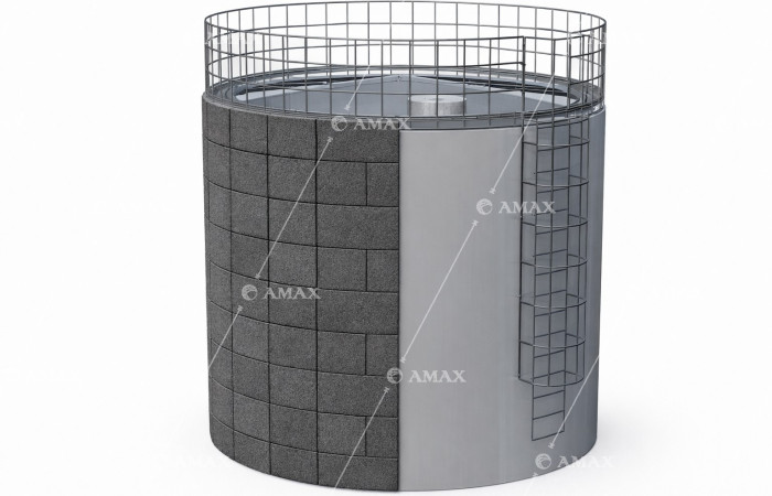 Резервуар РВС из пеностекла