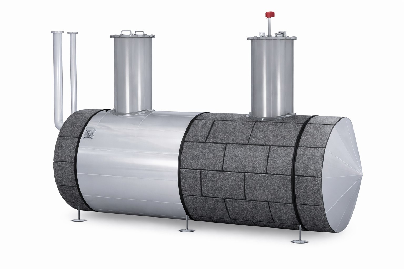 теплоизоляция резервуаров РГСП из пеностекла