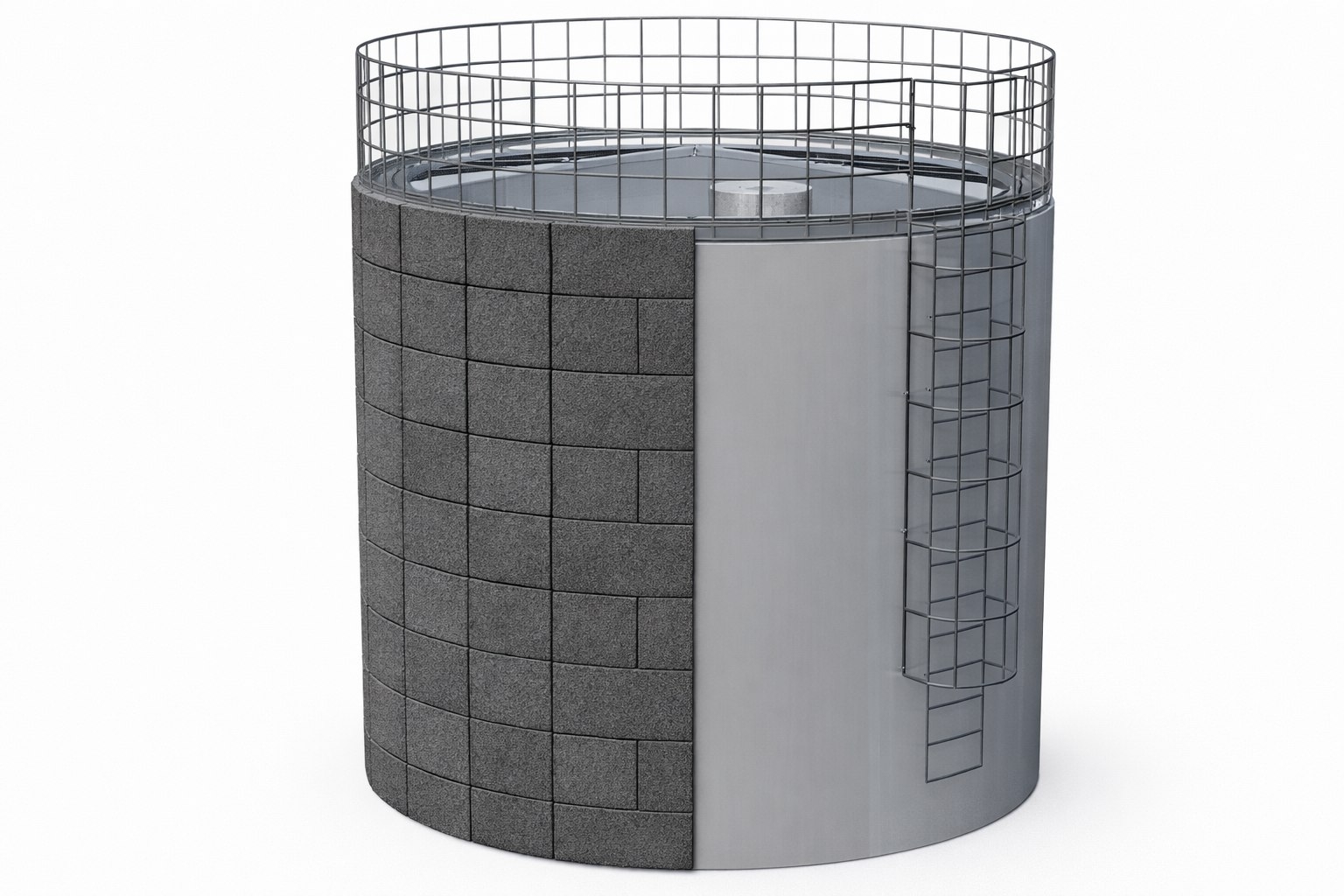 Резервуар РВС из пеностекла